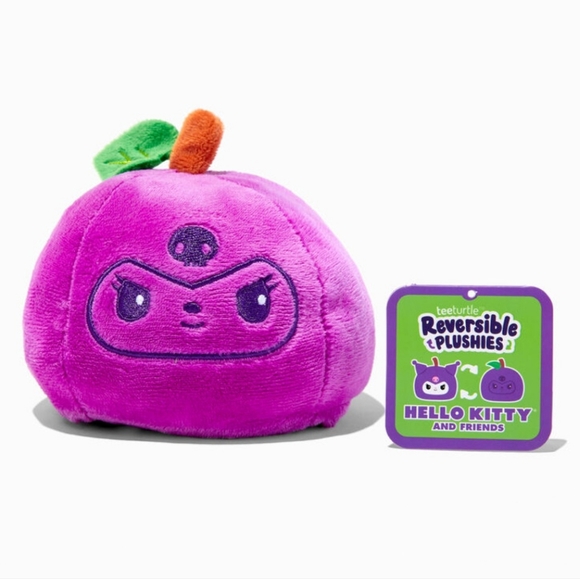 TeeTurtle Hello Kitty And Friends Reversible Kuromi Plum - Picture 3 of 9